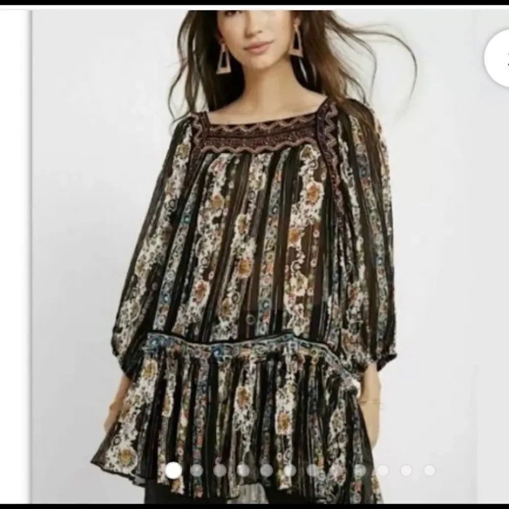 Free People Dance Magic Whimsigoth Tunic Dress sz S NWT